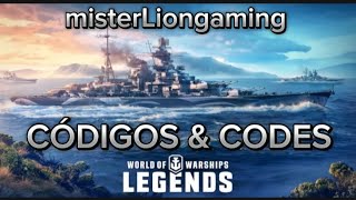 CÓDIGOS WORLD OF WARSHIPS LEGENDS  CÓDIGOS WOW LEGENDS  WORLD OF WARSHIPS LEGENDS CODES  WOW CODE [upl. by Pears]