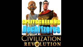 Civilization Revolution SPLIT SCREEN h2h v Hech1zeros multiplayer xbox Civ Rev [upl. by Prisca]