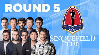 2024 Sinquefield Cup Round 5  GrandChessTour [upl. by Repotsirhc]