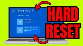 How To Hard Reset PC In Windows 11 2024 [upl. by Alejoa]