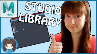 HOW TO USE STUDIO LIBRARY MAYA PLUGIN  Maya Tutorial [upl. by Eatnoed538]