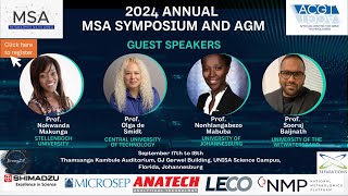 2024 Annual MSA Symposium and AGM 17th to 18th September 2024 [upl. by Eniluj543]