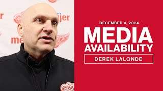 Derek Lalonde Media Availability  Dec 4 2024 [upl. by Cartie]