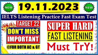 IELTS LISTENING PRACTICE TEST 2023 WITH ANSWERS  19112023 [upl. by Demaria]