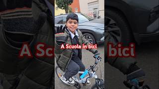 A Scuola in bici 🚲 scuola italian italiano bici youtubeshorts shorts bilalofficial15 [upl. by Notna251]