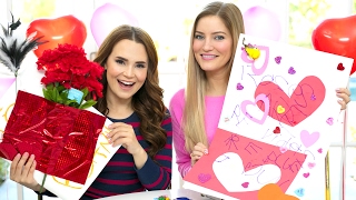 Valentines Card DIY Blindfold Challenge with Ro [upl. by Nea]