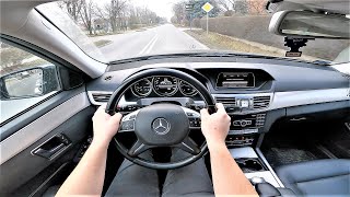 Mercedes EClass W212 Lift 22cdi 170HP 2013 POV Test Drive amp Acceleration 0100  4K 101 [upl. by Airyk332]