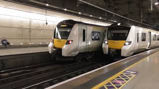 Trains at London St Pancras  Platform A amp B [upl. by Ayoted200]