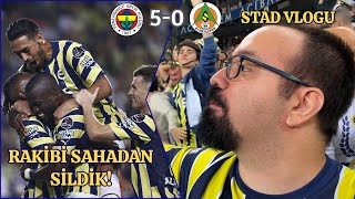 FENERBAHÇE VS ALANYASPOR  KADIKÖYDE CEHENNEM BASKISI  GOL OLDUK YAĞDIK  STADYUM VLOGU [upl. by Hertzfeld]