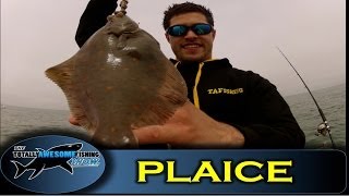 Plaice hopping off Bognor  Totally Awesome Fishing [upl. by Ahsinor]