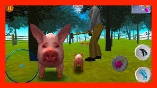 СИМУЛЯТОР СВИНЬИ Свинья бегает все ломает играем со свиньёй Simulator Pigs [upl. by Godbeare79]