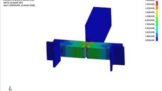 Charpy test simulation in LS DYNA [upl. by Okin]