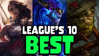 The Top 10 BEST Champion Designs in League of Legends [upl. by Saticilef]