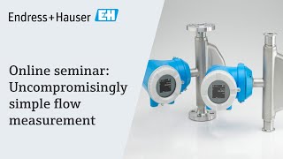 Proline 10  Uncompromisingly simple flow measurement  Online seminar [upl. by Jacklin]