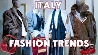 ITALY  STYLISH AND BEAUTIFUL OUTFIT IDEAS FOR FALL 2024 [upl. by Aerdnahs]