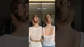 TWO EASY CLAW CLIP HAIRSTYLES [upl. by Acisey]