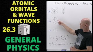 263 Wave Functions and Atomic Orbitals  General Physics [upl. by Pazice]