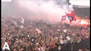 Ajaxfans krijgen eigen vak bij huldiging [upl. by Candis689]