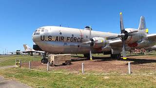 Boeing KC97L Stratofreighter at Castle Air Museum Atwater CA [upl. by Aynnek]