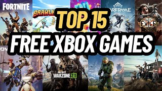 TOP 15 FREE GAMES ON XBOX  XBOX SERIES X S and ONE [upl. by Yarod622]