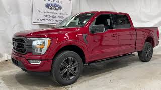 Rapid Red 2022 Ford F150 XLT Review  MacPhee Ford [upl. by Fielding]