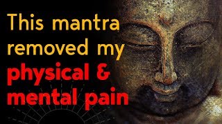 Buddhist Mantra For Healing all Sufferings Pain and Depression  Tayata Om Mantra [upl. by Refotsirc]