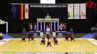 Cheer Dance World Champion 2015 Dance Deluxe Germany 1st place [upl. by Franchot998]