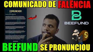 Comunicado de FALÊNCIA da BEEFUND Será que é REAL [upl. by Nanyk]