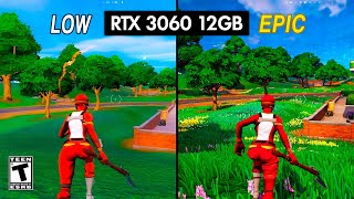 Fortnite RTX 3060 12GB All Settings Chapter 4 1080p [upl. by Hayikaz]