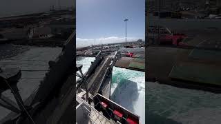 Ferry ⛴️ mooring to the Port of Santa Cruz de Tenerife spain tenerife ferry canaryislands [upl. by Mafalda169]