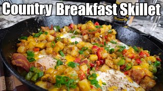 Best Country Breakfast Skillet Recipe  Easy and Delicious Breakfast Ideas [upl. by Kellia]