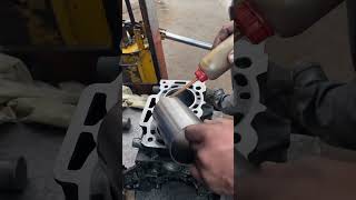 sleevs cylinder engine liner boring tatamotors repairing youtubeshorts [upl. by Dasie]