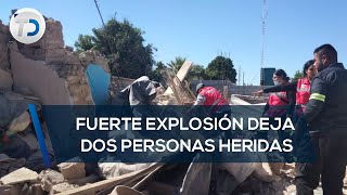 Explosión por fuga de gas deja dos heridos [upl. by Nydnarb756]