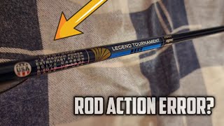 St Croix Legend Tournament Bass Spinning Rod Blank Error [upl. by Hobey214]