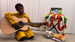 Shyama Aan Baso Vrindavan mai By RuhanGuitar [upl. by Rezeile]