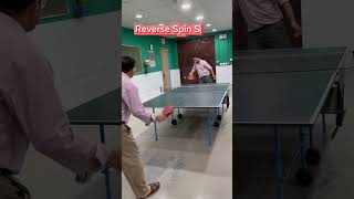 How to return table tennis spin serve tabletennis shorts [upl. by Mosnar576]