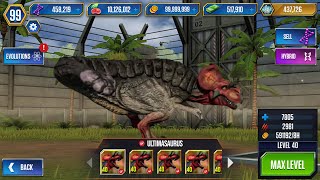 ULTIMA FINALLY in PARK in JURASSIC WORLD THE GAME SOON [upl. by Kennie795]