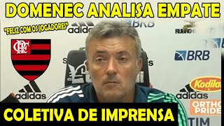 DOMÈNEC ANALISA EMPATE CONTRA O GRÊMIO GABIGOL FALA SOBRE GOL E PÓSJOGO [upl. by Azne421]