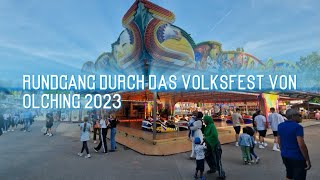 Volksfest Olching Rundgang 2023 [upl. by Nimad]