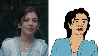 Tere Mere Darmiyan  TSR Funny art video  Vikrant Masseymemes  Simply24hoursFunny memesDrawing [upl. by Aihsile858]