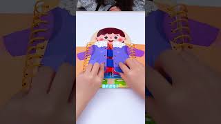 Childrens multilayer dressing busy board educational toys Childrens busy board Multilayer dr [upl. by Letsirk173]