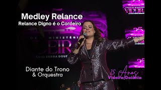 Medley Relance Digno é o Cordeiro  Diante do Trono amp Orquestra  Videira Goiânia 25 Anos  Set24 [upl. by Nitnilc982]