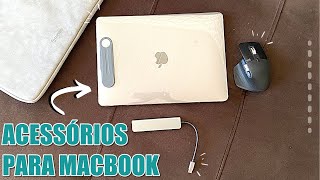 ACESSÓRIOS ESSENCIAIS PARA MACBOOK  Meus acessórios do AliExpress para Macbook [upl. by Lyj]