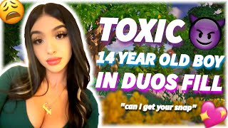 GIRL VOICE TROLLING A TOXIC 14 YEAR OLD 👿😩 [upl. by Orsini]