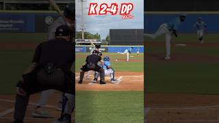 ⚾️K 24 DP⚾️ P Jorge Bautista gets the K C Edward Duran gets the runner Baseball Life MA2tv MILB [upl. by Elman]