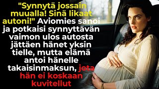 Synnytä jossain muualla Sinä likaat autoni Aviomies sanoi ja potkaisi raskaana olevan vaimon [upl. by Ayifa]