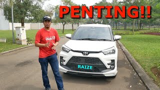 Penting Pemilik Toyota Raize Harus Tau [upl. by Asirb]