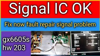 new fault repair gx6605s receiver signal problem signal IC OK no Strength Quality iqbal tech tv [upl. by Paymar31]