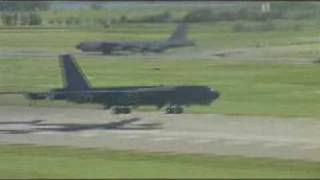 B52 MITO departure Minot AFB ND [upl. by Ecital]