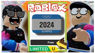 FREE Limited UGC Cara Mendapatkan Gratis Item Runners Bib Olympic Edition di Olympic World roblox [upl. by Nebuer972]